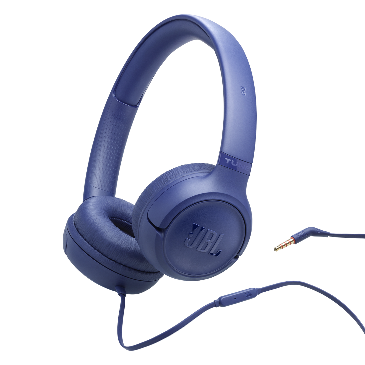 JBL Tune 530 Wired On-Ear Headphones - Blue