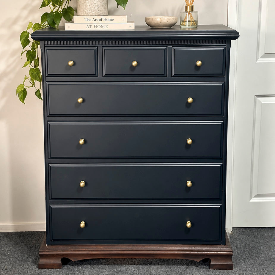 Bespoke NZ-Made Solid Mahogany Tallboy - El's Collection
