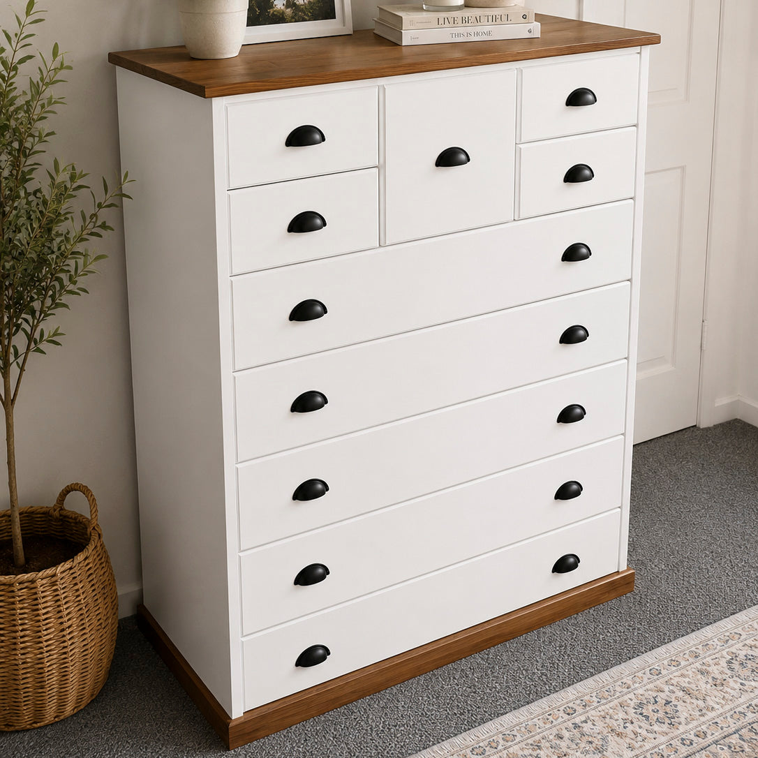 Bespoke Extra Large Solid Wood Tallboy – El’s Collection