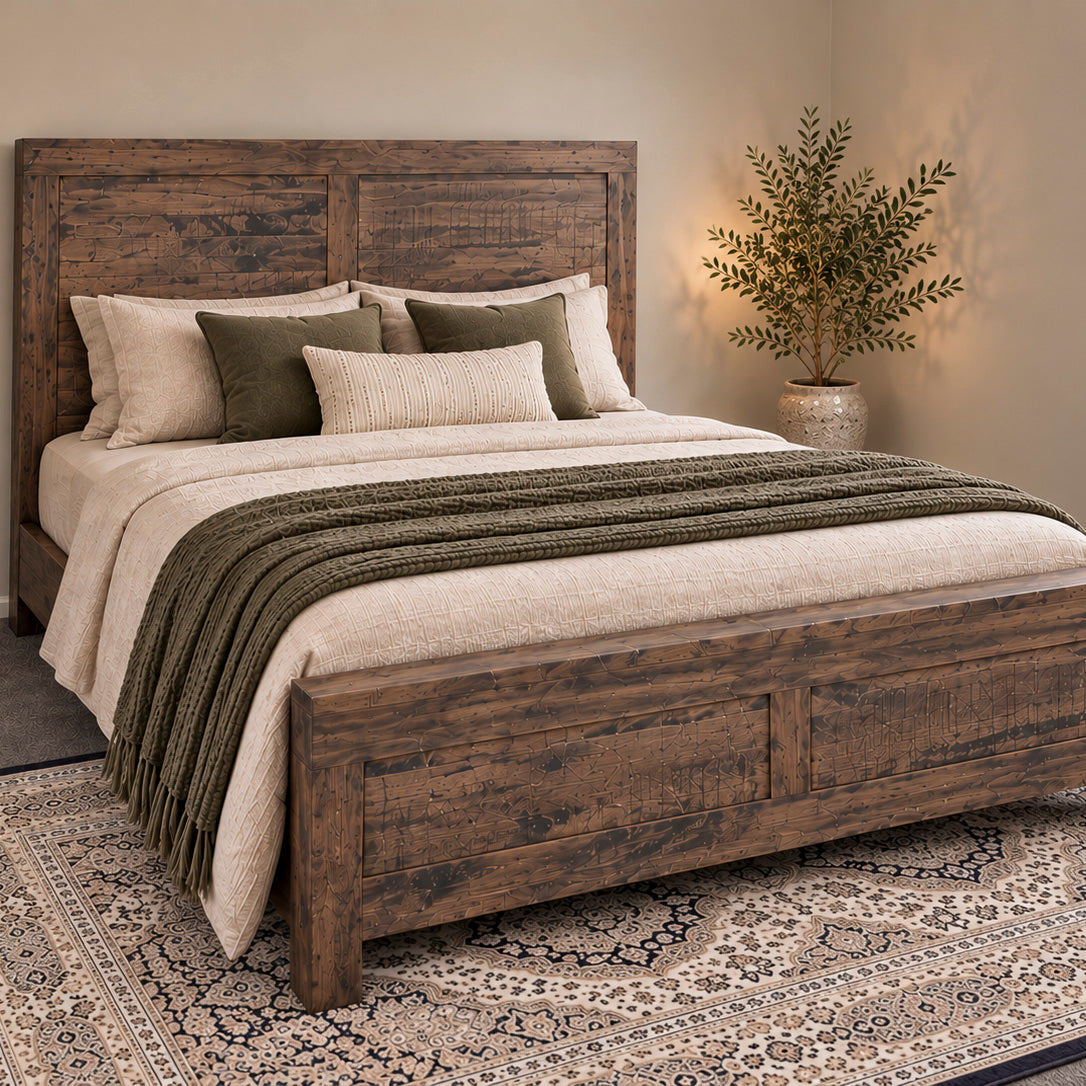 Bespoke 5-Piece Solid NZ Pine Queen Bedroom Suite - El's Collection