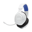 JBL Quantum 360P Wireless Gaming Headset for PlayStation - White/Blue