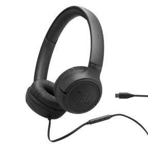 JBL Tune 530C Wired USB-C On-Ear Headphones - Black