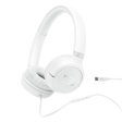 JBL Tune 530C Wired USB-C On-Ear Headphones - White