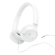 JBL Tune 530 Wired On-Ear Headphones - White