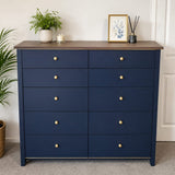Northwood Chicago Collection — Midnight Navy 10-Drawer Dresser