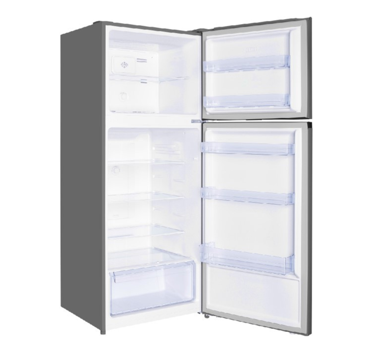 Imprasio 415L Top Mount Fridge Freezer Stainless Steel
