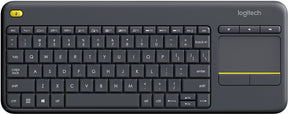 Logitech K400 Plus Wireless Keyboard with Touch Pad Black