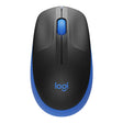 Logitech M190 Full Size Wireless Mouse - Blue