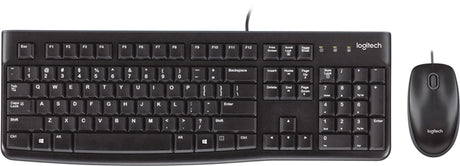 Logitech MK120 USB Wired Keyboard and Mouse