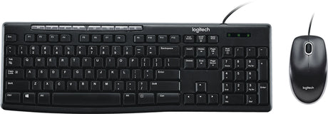 Logitech MK200 Wired USB Keyboard and Mouse