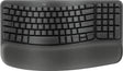 Logitech Wave Keys Wireless Ergo Keyboard - Black