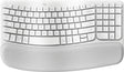 Logitech Wave Keys Wireless Ergo Keyboard - White