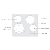 Midea 60cm Ceramic hob Touch Control MCH640F298K