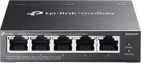TP-Link ES205GP 5 Port Gigabit Omada SDN PoE Switch