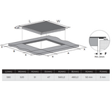 Midea 60cm Ceramic hob Touch Control MCH640F298K
