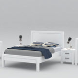 Acacia NZ King Bedroom Set - Pure White