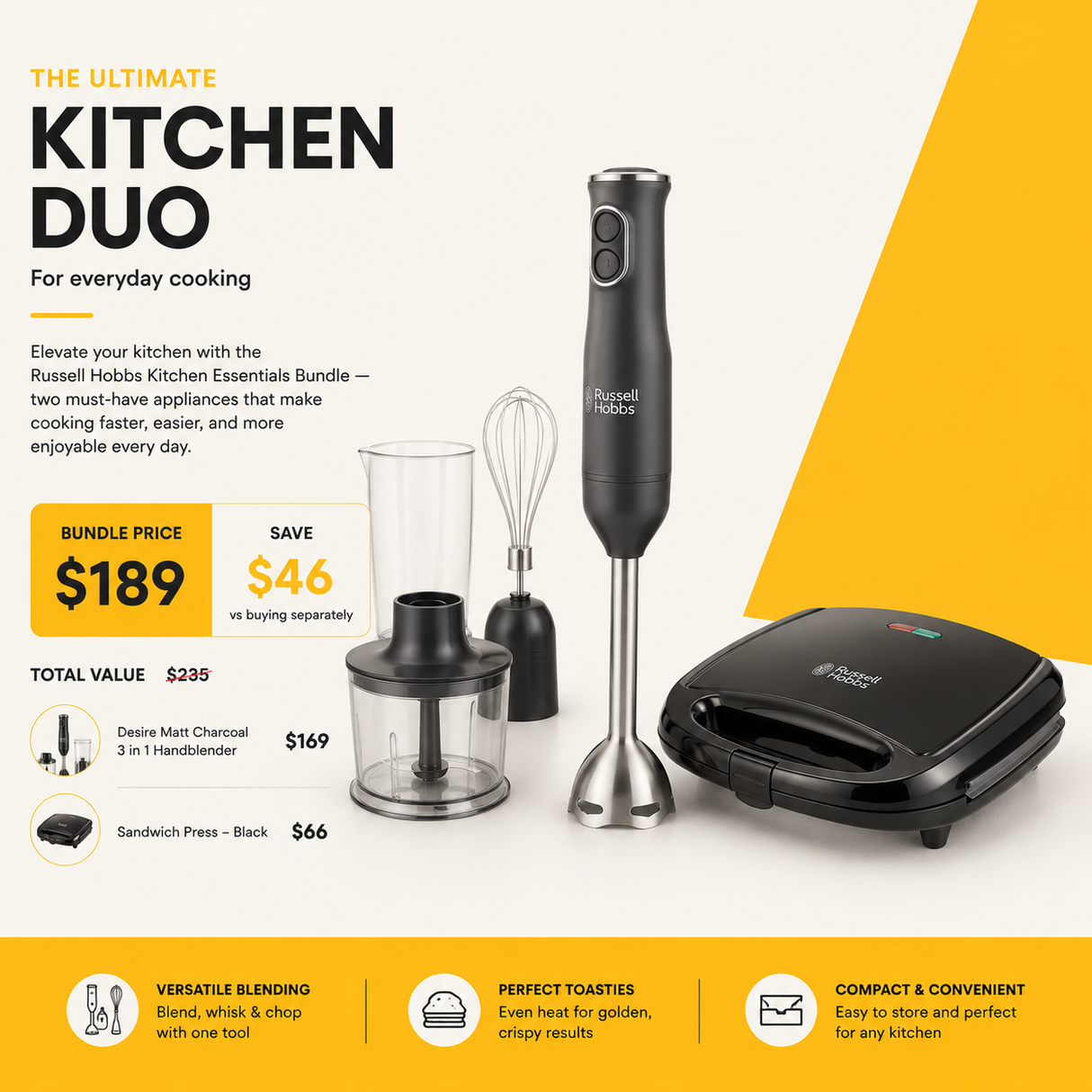 Russell Hobbs Kitchen Essentials Bundle