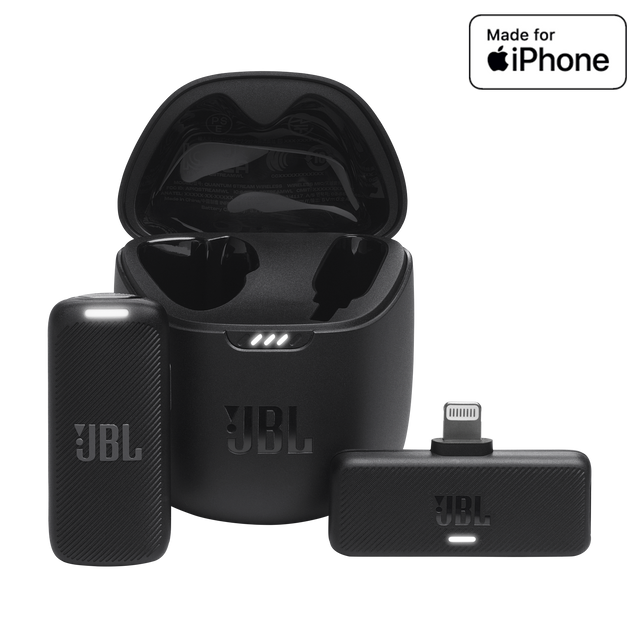 JBL Quantum Stream Wireless Microphone (Lightning) - Black
