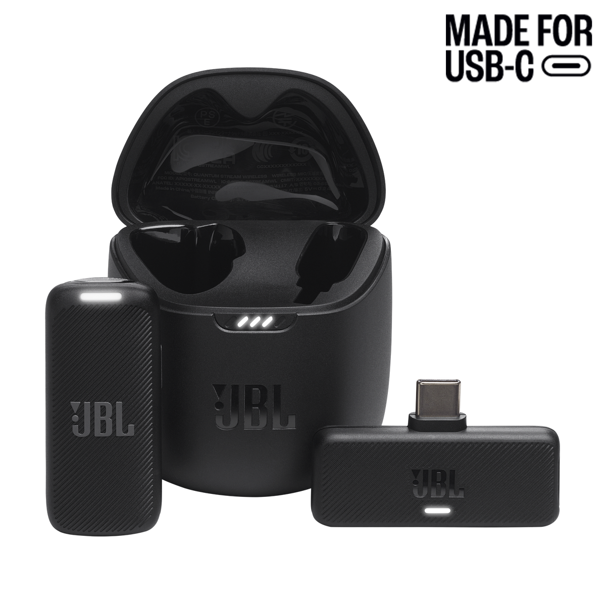 JBL Quantum Stream Wireless Microphone (USB-C) - Black