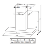 Midea 60cm T-Shape Ranghood 60M21 - Midea NZ