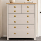 Bespoke Extra Large Solid Hardwood Tallboy (Ivory) - El's Collection