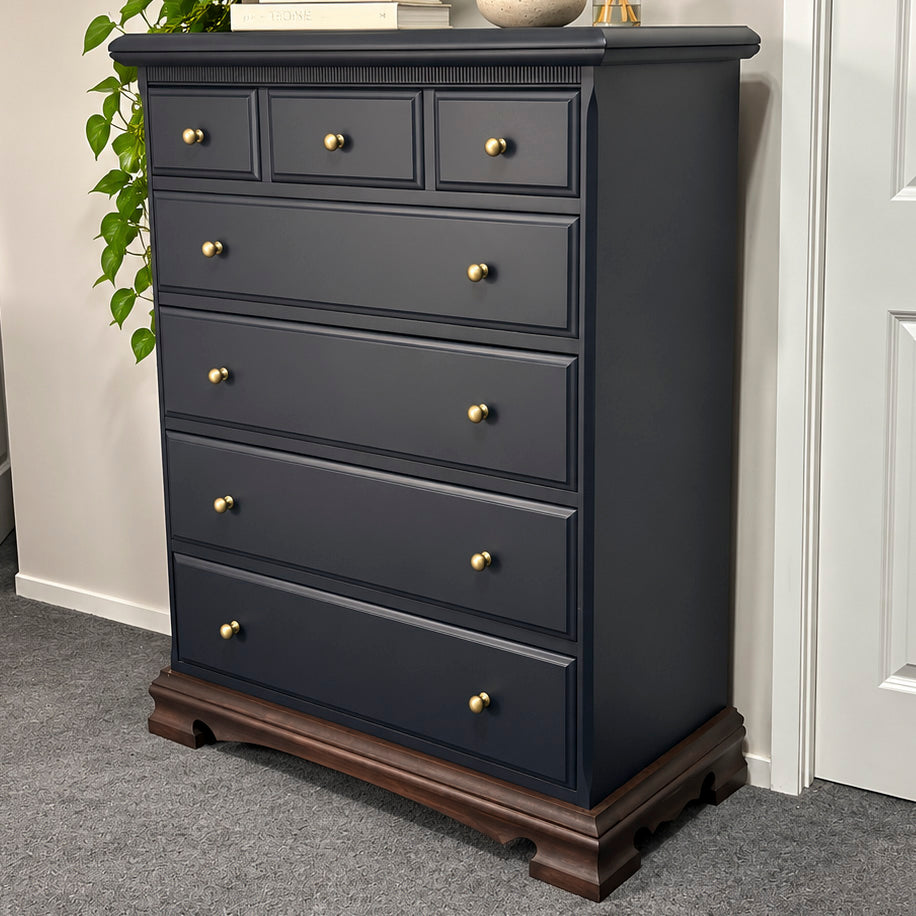Bespoke NZ-Made Solid Mahogany Tallboy - El's Collection