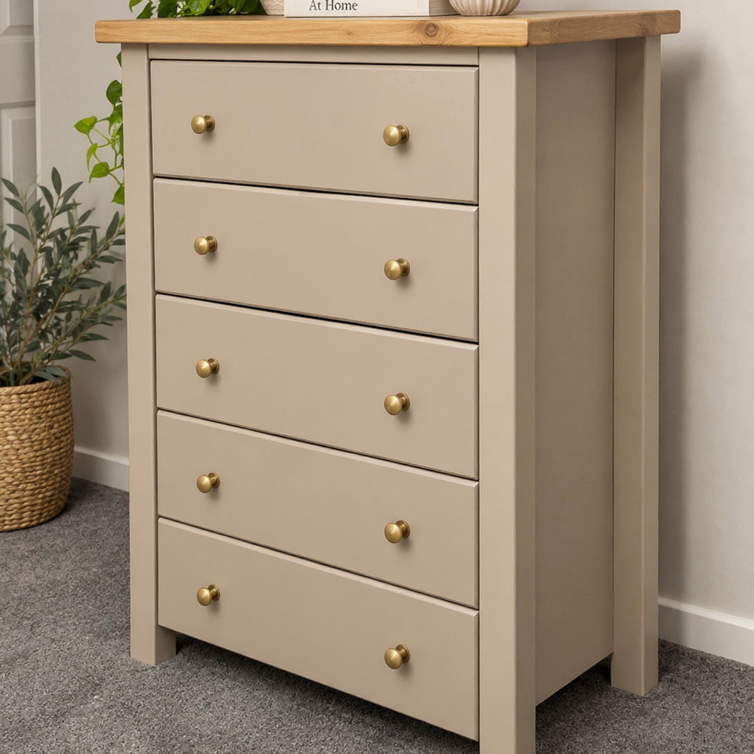 Bespoke Solid Wood Silhouette Tallboy - El's Collection