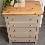Bespoke Solid Wood Silhouette Tallboy - El's Collection