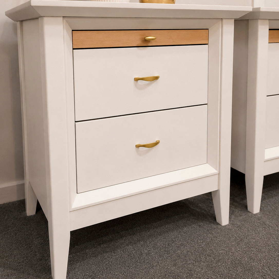 Bespoke Extra Large Solid Wood Bedside Table Pair NZ Made - El's Collection