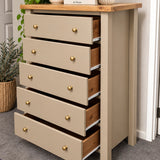 Bespoke Solid Wood Silhouette Tallboy - El's Collection