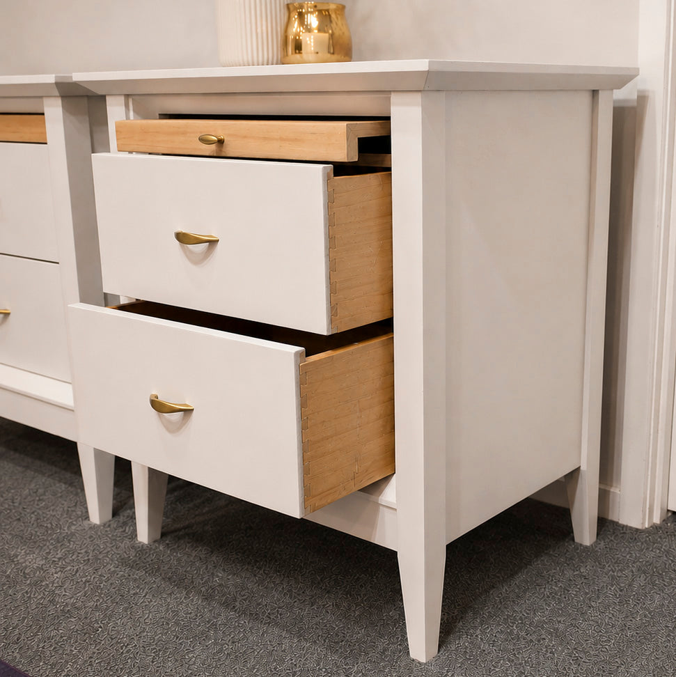 Bespoke Extra Large Solid Wood Bedside Table Pair NZ Made - El's Collection
