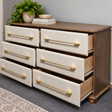 Bespoke Solid Wood Two-Tone Lowboy - El's Collection