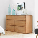 Manchester Natural Solid Oak 3+4 Chest of Drawers