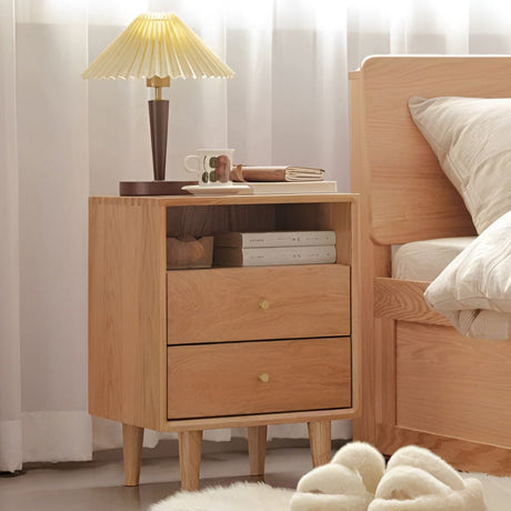 Oslo Natural Solid Oak Bedside Table
