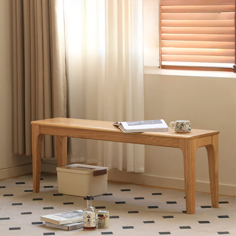 Seattle Natural Solid Oak Bench