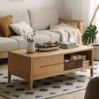 Seattle Natural Solid Oak Coffee Table