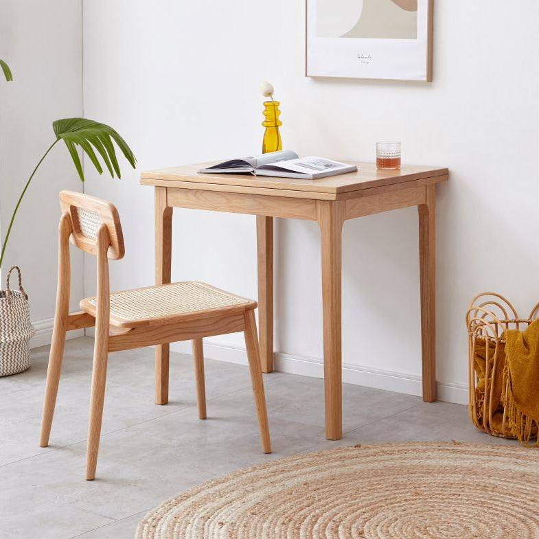 Seattle Natural Solid Oak Extending Dining Table