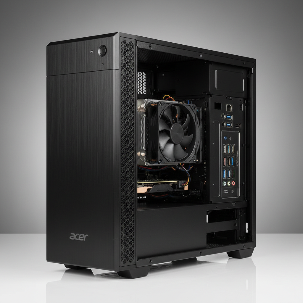 Side angle/ports