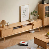 Yorko Natural Solid Oak TV Unit