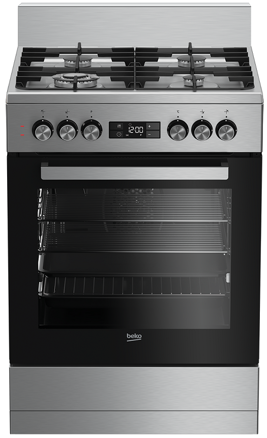 beko 60cm dual fuel cooker