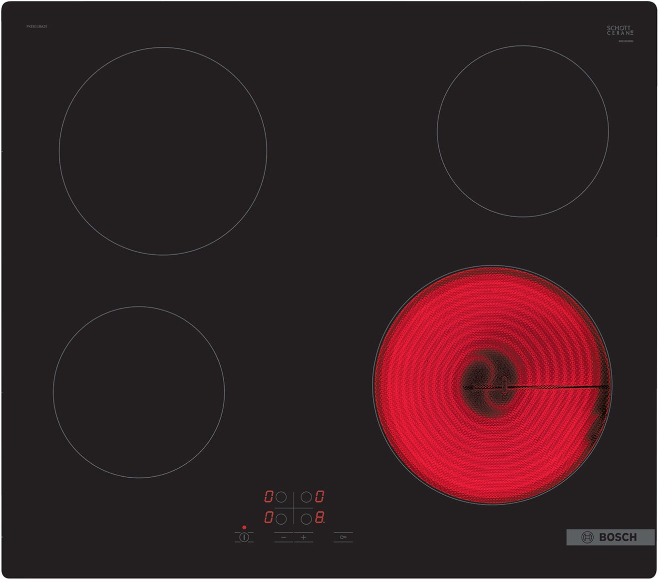 Bosch Series 4 Electric Cooktop 60cm PKE611BA2A