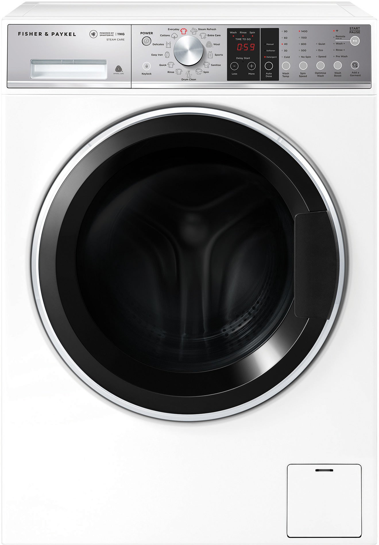 Fisher & Paykel 11kg Front Loader Washing Machine - WH1160S1