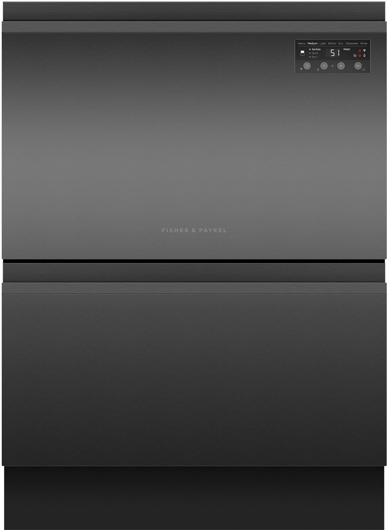 Fisher and paykel 2024 dishwasher black