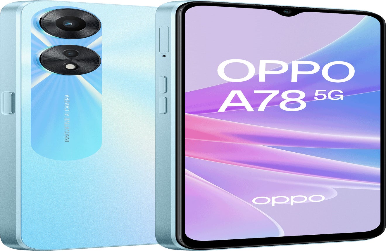 Oppo A78 5G 8/128 GB Glowing Blue - Manik Mobile Shopee