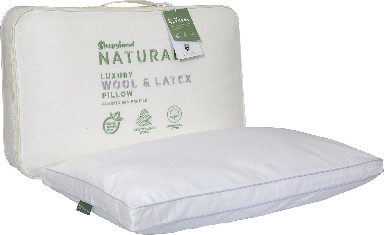 sleepyhead latex pillow